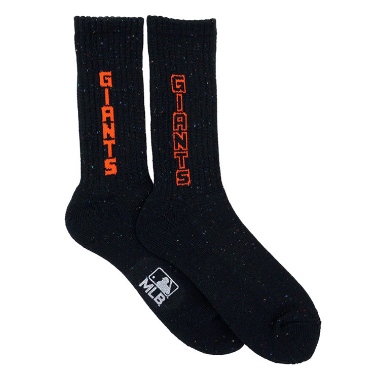 MLB×ROSTER SOX ロスターソックス MLB NEP LOGO SOCKS クルーソックス 1足入り メジャーリーグ ロゴ 靴下 MLB-294 ヤンキース ドジャース ジャイアンツ メンズ レディース ユニセックス スポーツソックス 野球 ランニング トレーニング カジュアル 普段遣い
