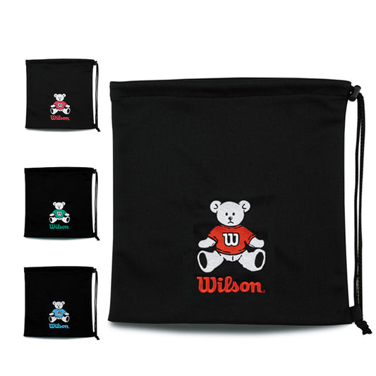 ウィルソン 野球 グラブ袋 ウィルソンベアー グローブ袋 WB57454 巾着袋 マルチ袋 小物 グラブアクセサリー willson bear