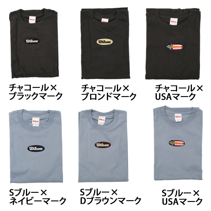 【2025モデル】ウィルソン ビッグシルエット Tシャツ 半袖 9オンス メンズ ユニセックス WB60816 春 夏 カジュアル タウンユース スポカジ スポーツウェア 半袖シャツ 野球ウェア wilson