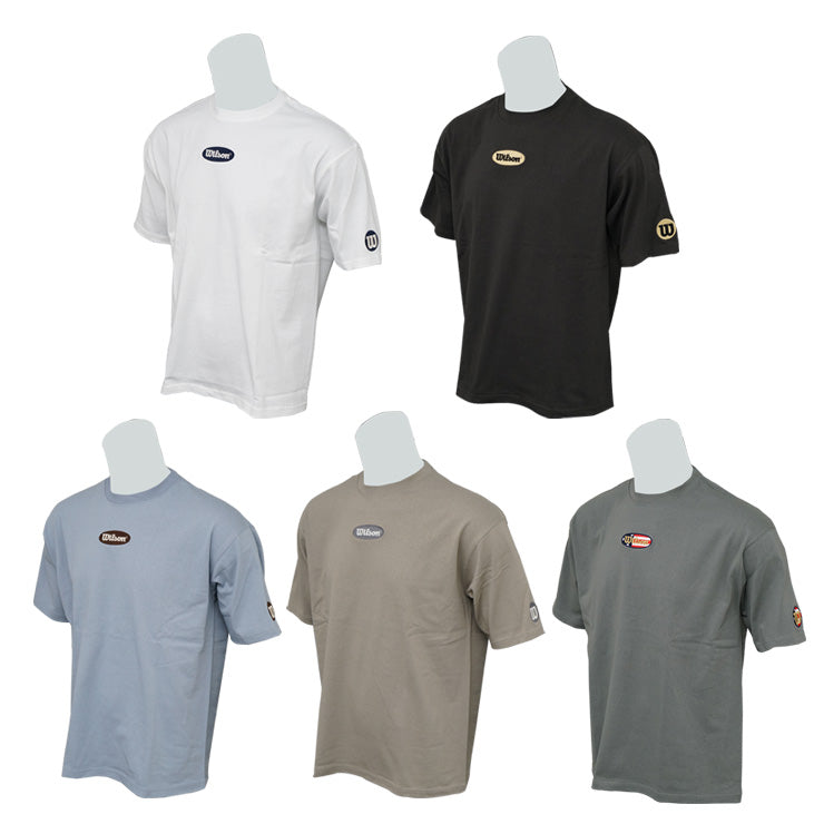 【2025モデル】ウィルソン ビッグシルエット Tシャツ 半袖 9オンス メンズ ユニセックス WB60816 春 夏 カジュアル タウンユース スポカジ スポーツウェア 半袖シャツ 野球ウェア wilson