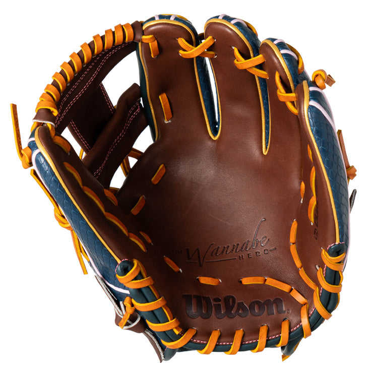 【2026モデル】ウィルソン 軟式 グローブ グラブ 内野手用 86型 スネークスキン ワナビーヒーロー デュアル 右投げ用 WBG0012803 WBG0012807 カラフル 内野用 一般軟式 軟式グローブ 軟式グラブ 大人 一般 草野球 かっこいい dual wannabe hero wilson