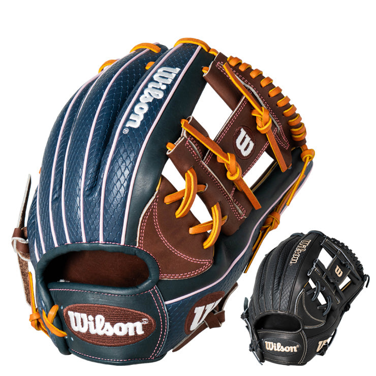 【2026モデル】ウィルソン 軟式 グローブ グラブ 内野手用 87型 スネークスキン ワナビーヒーロー デュアル 右投げ用 WBG0013001 WBG0013002 カラフル 内野用 一般軟式 軟式グローブ 軟式グラブ 大人 一般 草野球 かっこいい dual wannabe hero wilson