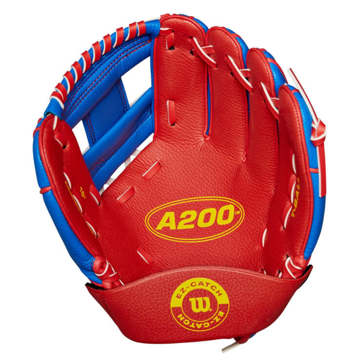 【はじめてのグローブに！】ウィルソン キッズ用 グローブ グラブ 右投げ用 左投げ用 A200 EZ CATCH WBW1013551 WBW1013561 WBW1013579 幼稚園生 保育園生 未就学児 幼児 こども 子ども Wilson