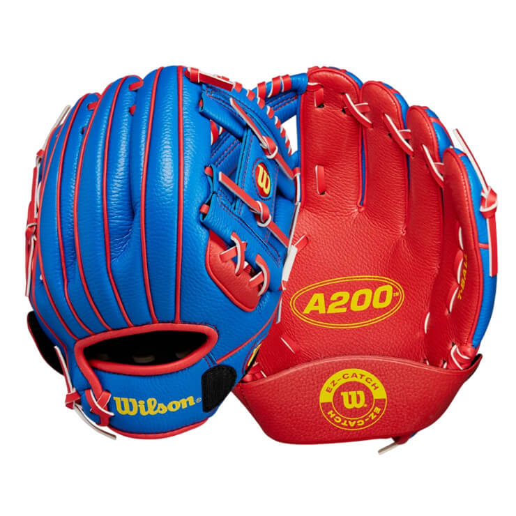 【はじめてのグローブに！】ウィルソン キッズ用 グローブ グラブ 右投げ用 左投げ用 A200 EZ CATCH WBW1013551 WBW1013561 WBW1013579 幼稚園生 保育園生 未就学児 幼児 こども 子ども Wilson