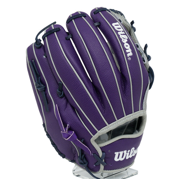 Wilson 軟式グローブ 外野 右投げ用 レッド/ネイビー 袋付き Wilson Staff ウィルソン 軟式 グローブ グラブ 内野手用 右投げ