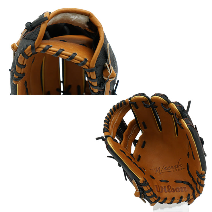 【2026モデル】ウィルソン 軟式 グローブ グラブ 内野手用 外崎モデル 87型 ワナビーヒーロー デュアル 右投げ用 WBW104394 WBW104396 WBW104398 WBW104400 カラフル 内野用 一般軟式 軟式グローブ 軟式グラブ 大人 一般 草野球 かっこいい dual wannabe hero wilson