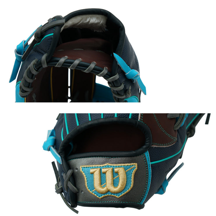 【2026モデル】ウィルソン 軟式 グローブ グラブ 内野手用 外崎モデル 87型 ワナビーヒーロー デュアル 右投げ用 WBW104394 WBW104396 WBW104398 WBW104400 カラフル 内野用 一般軟式 軟式グローブ 軟式グラブ 大人 一般 草野球 かっこいい dual wannabe hero wilson