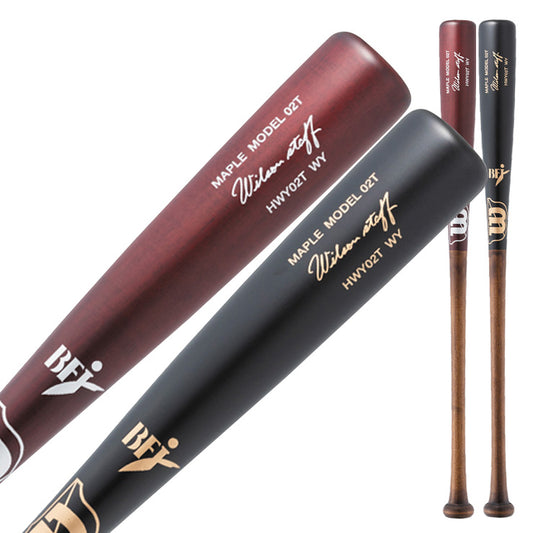 【2025モデル】ウィルソンスタッフ 硬式 木製バット プロメープル 02T型 トップバランス 84cm 880g 85cm 890g WBW2021010 WBW2021020 硬式用 バット 硬式野球 高校野球 大学野球 社会人野球 一般 大人 wilson staff BFJマーク