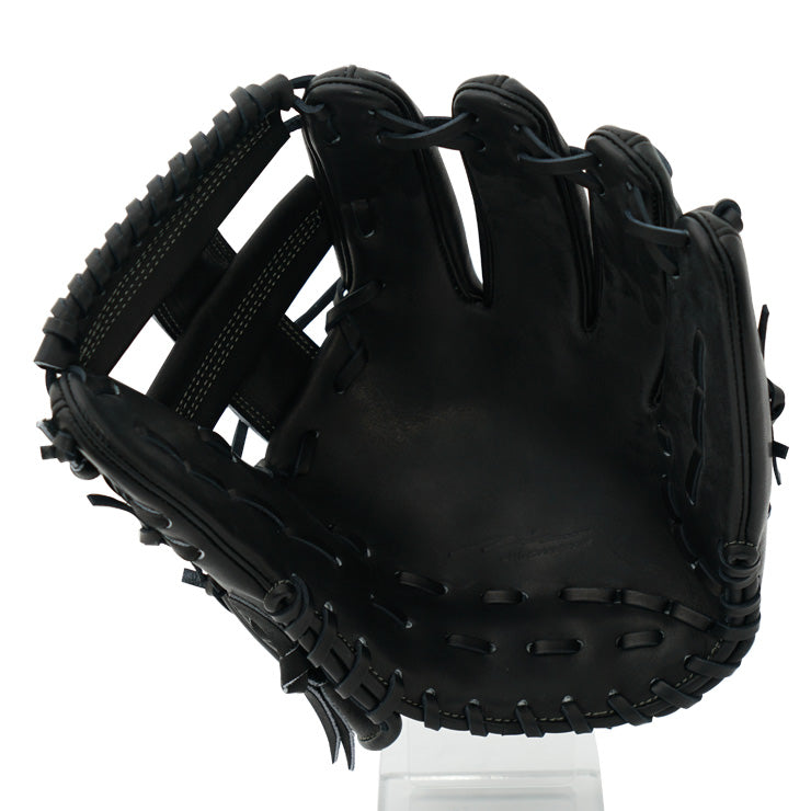 【2026モデル】アイピーセレクト 限定 硬式 グローブ グラブ 内野手用 右投げ用 高校野球対応 Ip.051-WAGYU26G フルブラック 和牛レザー 大人 一般 硬式用 内野用 硬式野球 硬式グローブ 硬式グラブ Ip Select