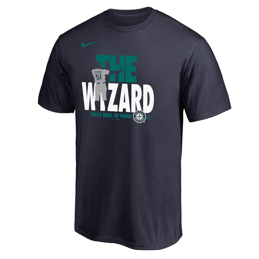 【予約販売】ナイキ イチロー MLB 殿堂入り記念 レジェンド Tシャツ 半袖 WIZARD マリナーズ HOF 大人 メンズ レディース ML1325SS0052 米国野球殿堂 グッズ ウエア ウェア 半袖シャツ メジャーリーグ 記念グッズ 記念アイテム nike