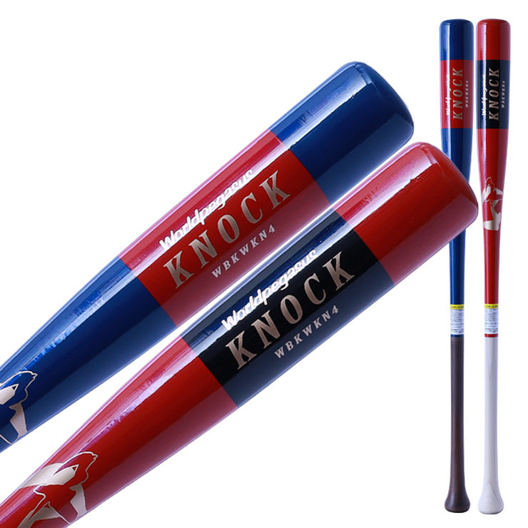 ワールドペガサス 木製 ノックバット 硬式 軟式 ソフトボール対応 82cm 535g フレアグリップ 短い 軽い WBKWKN4 大人 一般 監督 コーチ 練習用 守備練習 軟式野球 硬式野球 ソフト ノック worldpegasus