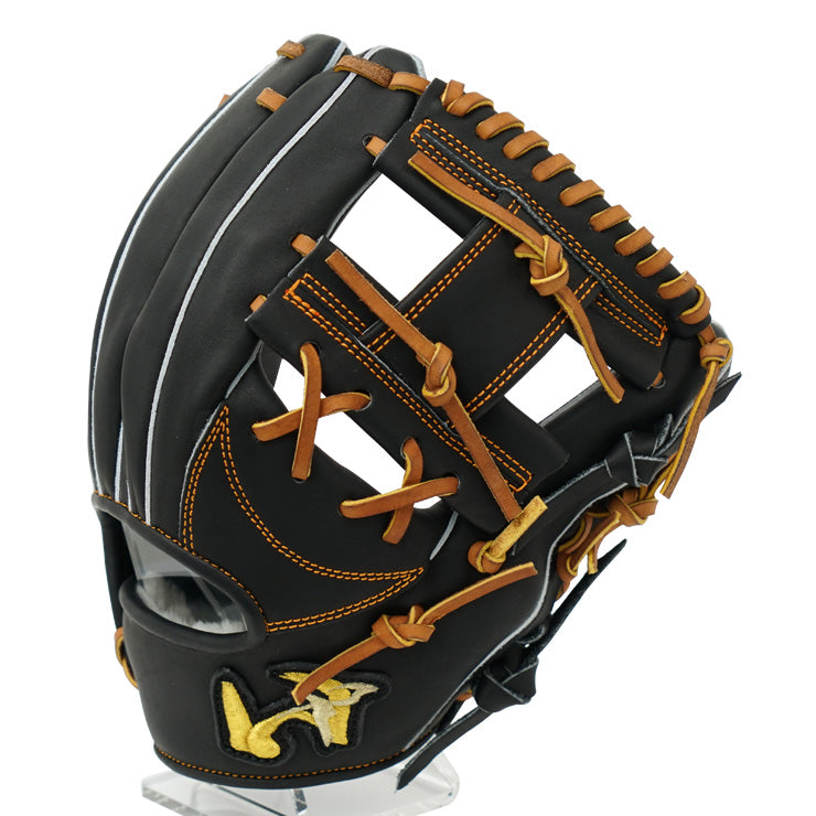ワールドペガサス　硬式グローブ 黒/オレンジ WGK5FPU78｜ワールドペガサスジャパン株式会社