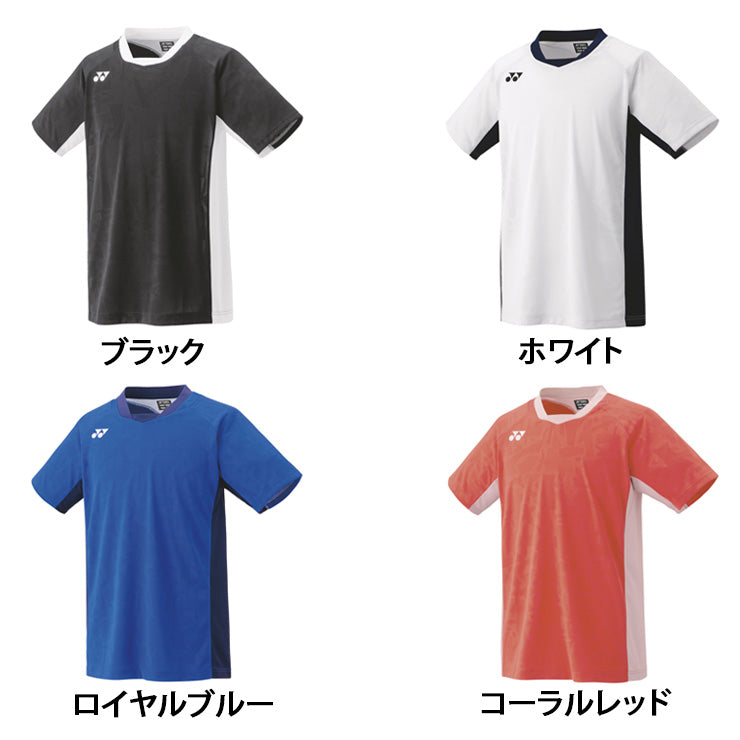 ヨネックス YONEX メンズ ゲームシャツ 半袖 テニスウェア バドミントンウェア 大人 10634 スポーツウェア yon25fw