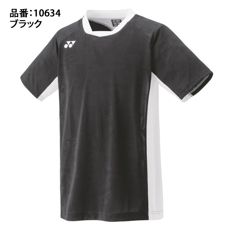 ヨネックス YONEX メンズ ゲームシャツ 半袖 テニスウェア バドミントンウェア 大人 10634 スポーツウェア yon25fw
