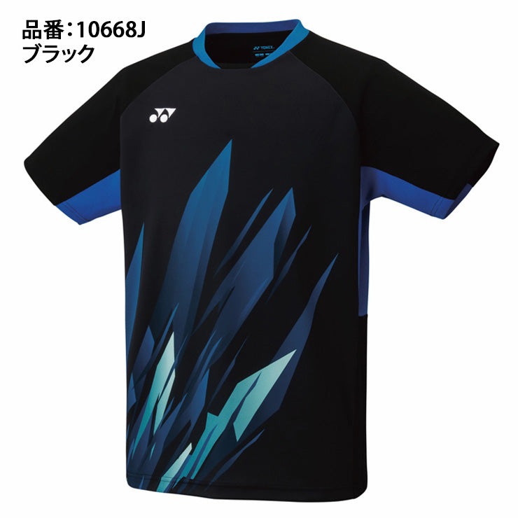 ヨネックス YONEX ジュニア用 ゲームシャツ 半袖 テニスウェア バドミントンウェア 10668J こども 小学生 yon25fw