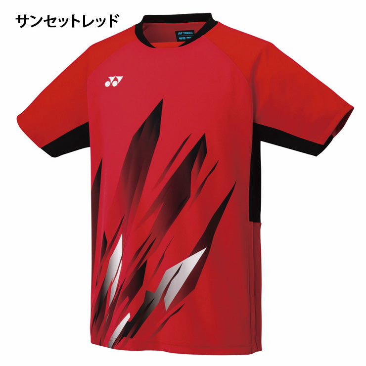 ヨネックス YONEX ジュニア用 ゲームシャツ 半袖 テニスウェア バドミントンウェア 10668J こども 小学生 yon25fw