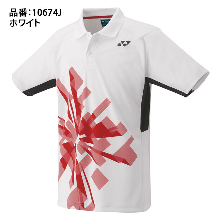 ヨネックス YONEX ジュニア用 ゲームシャツ 半袖 テニスウェア バドミントンウェア 10674J こども 小学生 yon25fw