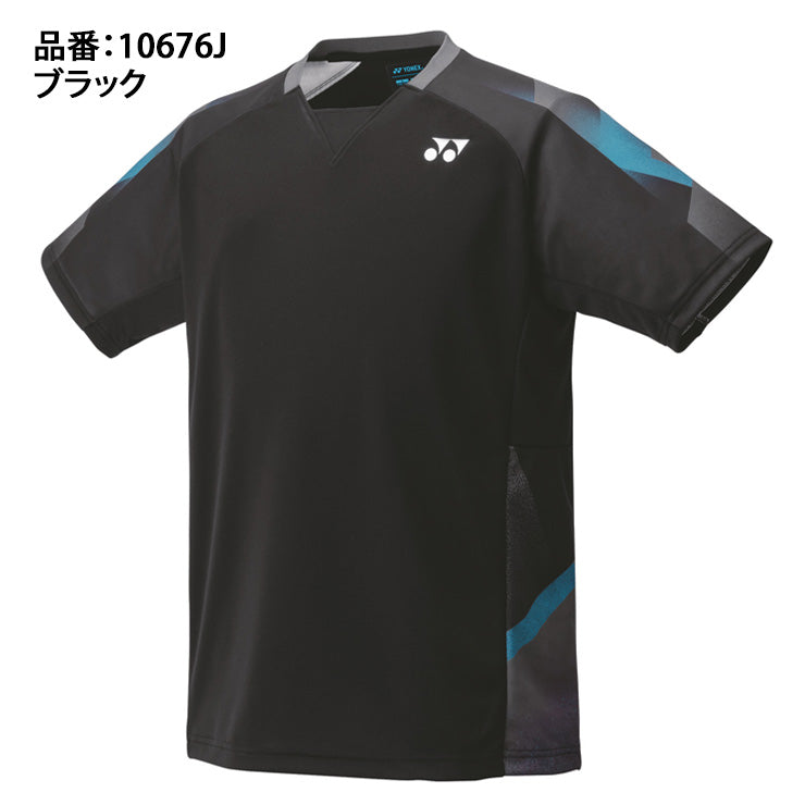 ヨネックス YONEX ジュニア用 ゲームシャツ 半袖 テニスウェア バドミントンウェア 10676J こども スポーツウェア yon25fw