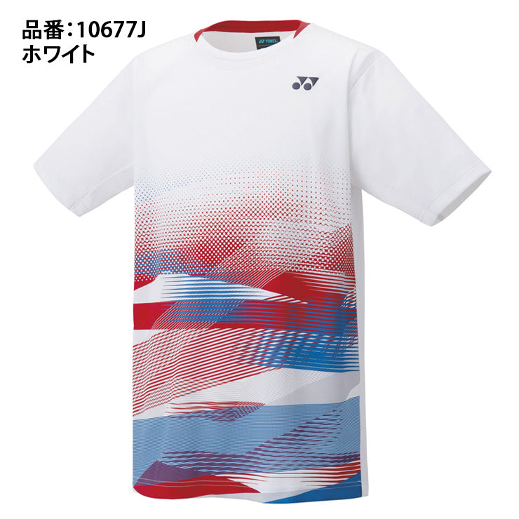 ヨネックス YONEX ジュニア用 ゲームシャツ 半袖 テニスウェア バドミントンウェア 10677J こども スポーツウェア yon25fw