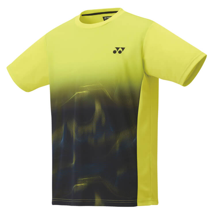 YONEX バドミントンウェア 蛍光イエロー JP XO ヨネックス YONEX ユニゲームシャツ フィットタイプ 半袖 テニスウェア