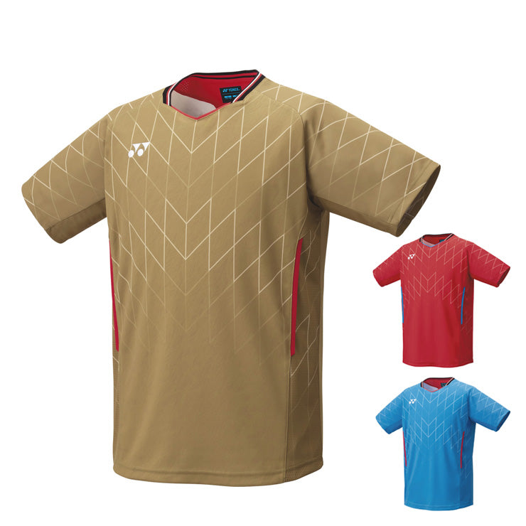 ヨネックス YONEX ジュニア用 ゲームシャツ 半袖 テニスウェア バドミントンウェア 10698J こども 小学生 yon25fw