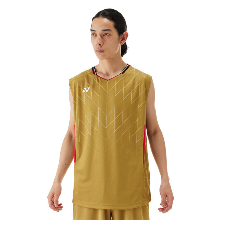 ヨネックス YONEX メンズ ゲームシャツ ノースリーブ テニスウェア バドミントンウェア 10699 スポーツウェア yon25fw