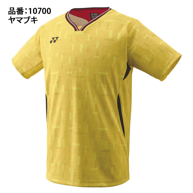 ヨネックス YONEX メンズ ゲームシャツ フィットタイプ 半袖 テニスウェア バドミントンウェア 10700 スポーツウェア yon25fw