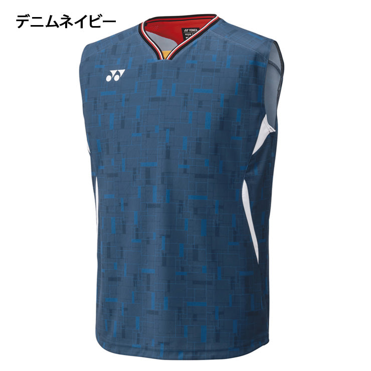 ヨネックス YONEX メンズ ゲームシャツ ノースリーブ テニスウェア バドミントンウェア 大人 10701 スポーツウェア yon25fw