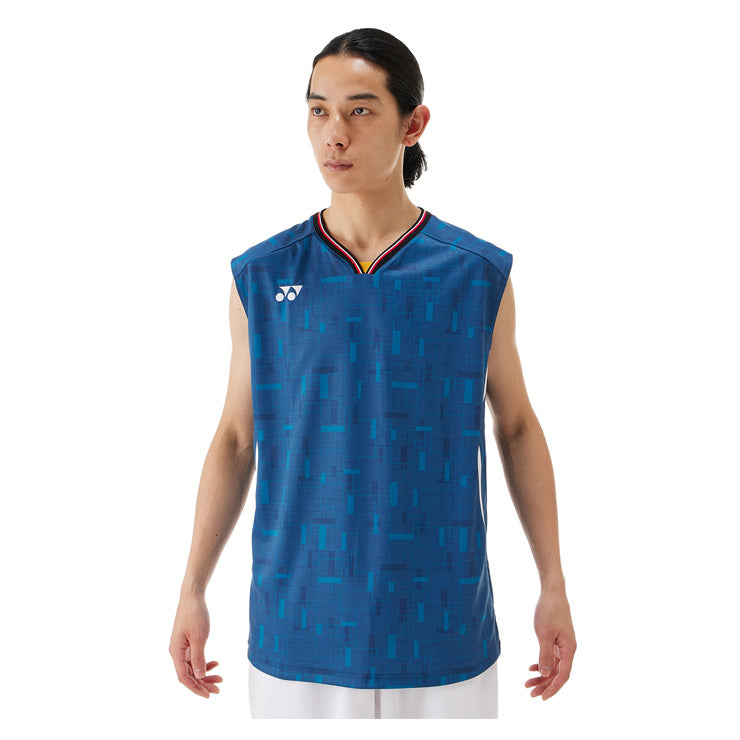 ヨネックス YONEX メンズ ゲームシャツ ノースリーブ テニスウェア バドミントンウェア 大人 10701 スポーツウェア yon25fw