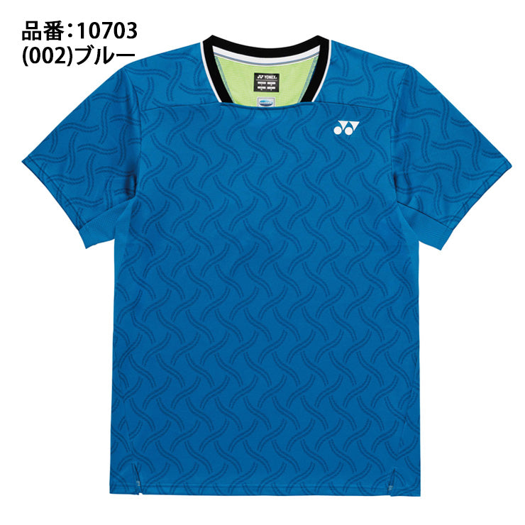ヨネックス YONEX ゲームシャツ 半袖 テニスウェア バドミントンウェア メンズ ユニセックス 大人 10703 スポーツウェア yon26ss