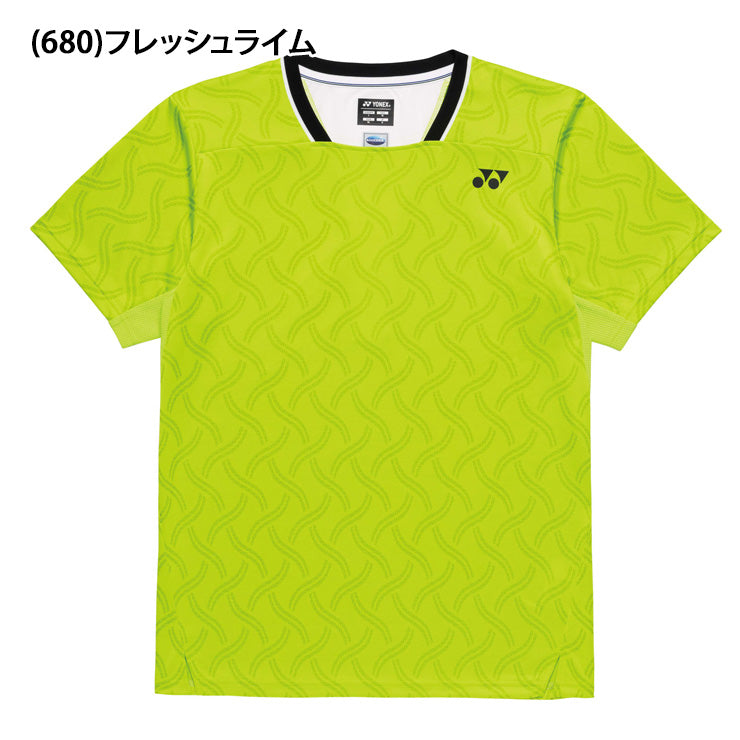 ヨネックス YONEX ゲームシャツ 半袖 テニスウェア バドミントンウェア メンズ ユニセックス 大人 10703 スポーツウェア yon26ss