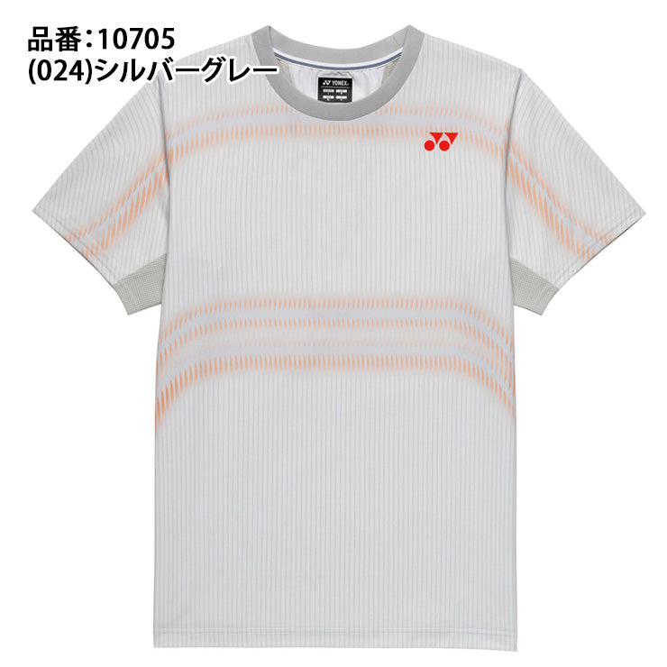 ヨネックス YONEX ゲームシャツ 半袖 テニスウェア バドミントンウェア メンズ ユニセックス 大人 10705 スポーツウェア yon26ss