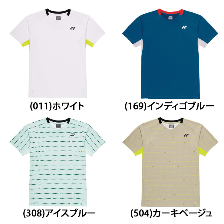 ヨネックス YONEX ゲームシャツ 半袖 テニスウェア バドミントンウェア メンズ ユニセックス 大人 10710 スポーツウェア yon26ss