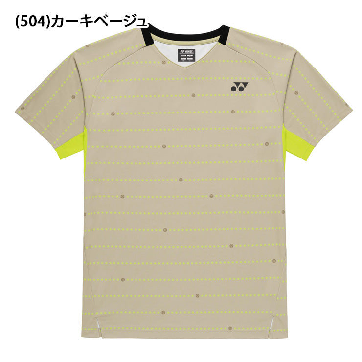 ヨネックス YONEX ゲームシャツ 半袖 テニスウェア バドミントンウェア メンズ ユニセックス 大人 10710 スポーツウェア yon26ss