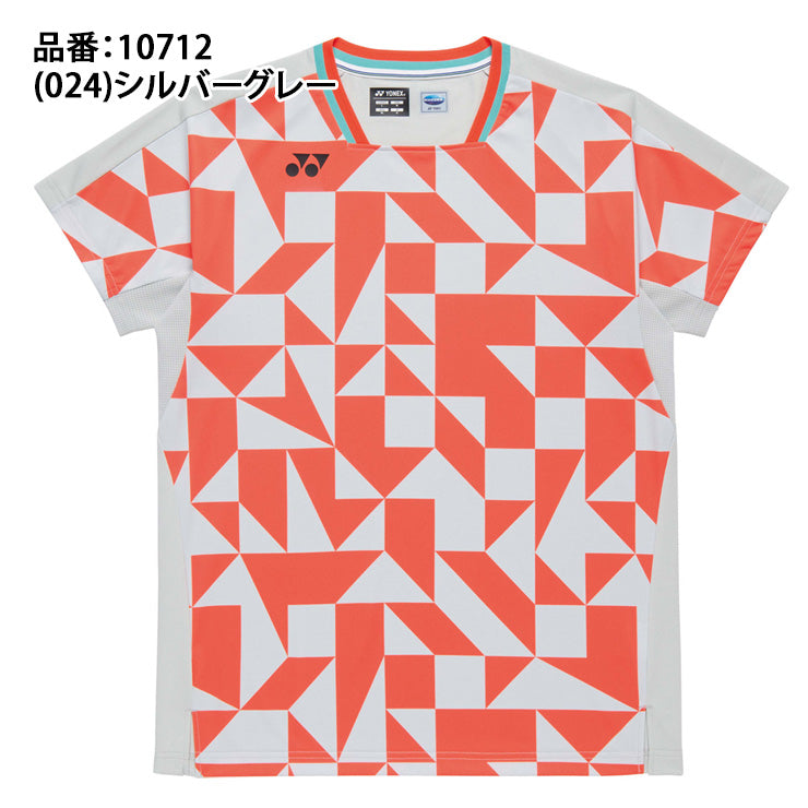 ヨネックス YONEX メンズ ゲームシャツ 半袖 テニスウェア バドミントンウェア 大人 10712 スポーツウェア yon26ss