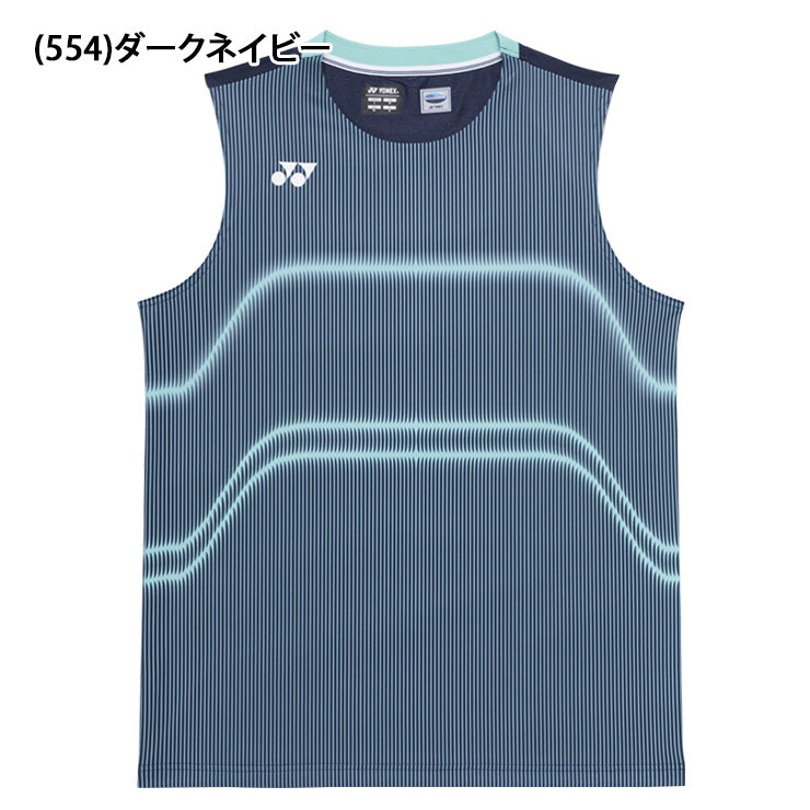ヨネックス YONEX メンズ ゲームシャツ ノースリーブ テニスウェア バドミントンウェア 大人 10714 スポーツウェア yon26ss