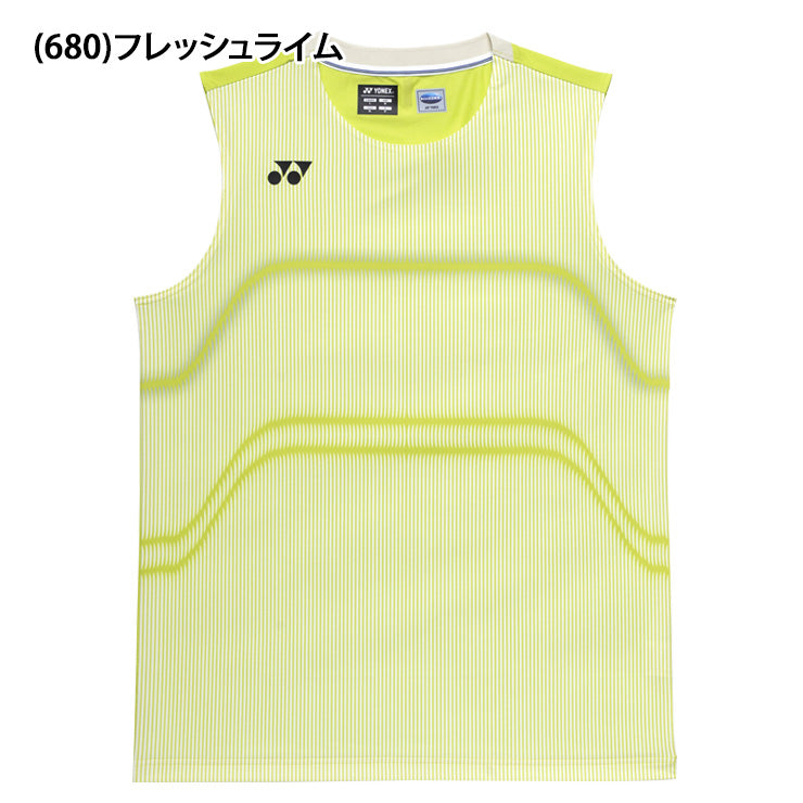 ヨネックス YONEX メンズ ゲームシャツ ノースリーブ テニスウェア バドミントンウェア 大人 10714 スポーツウェア yon26ss