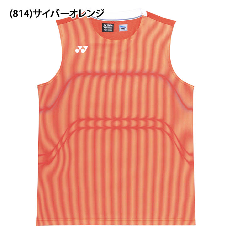 ヨネックス YONEX メンズ ゲームシャツ ノースリーブ テニスウェア バドミントンウェア 大人 10714 スポーツウェア yon26ss