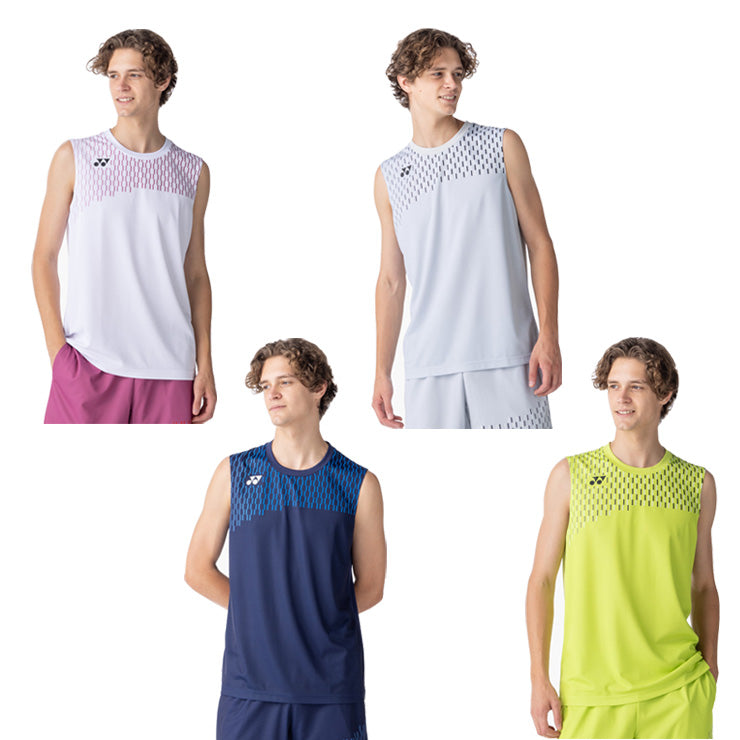 ヨネックス YONEX メンズ ゲームシャツ ノースリーブ テニスウェア バドミントンウェア 大人 10715 スポーツウェア yon26ss
