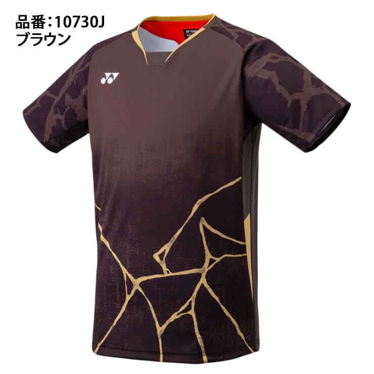 ヨネックス YONEX ジュニア用 ゲームシャツ 半袖 テニスウェア バドミントンウェア 10730J スポーツウェア こども yon25fw