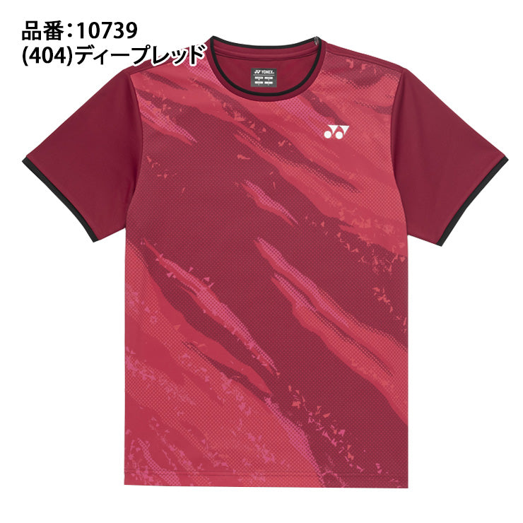 ヨネックス YONEX ゲームシャツ フィットスタイル 半袖 テニスウェア バドミントンウェア メンズ ユニセックス 大人 10739 スポーツウェア yon26ss