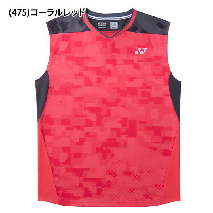 ヨネックス YONEX メンズ ゲームシャツ ノースリーブ テニスウェア バドミントンウェア 大人 10755 スポーツウェア yon26ss