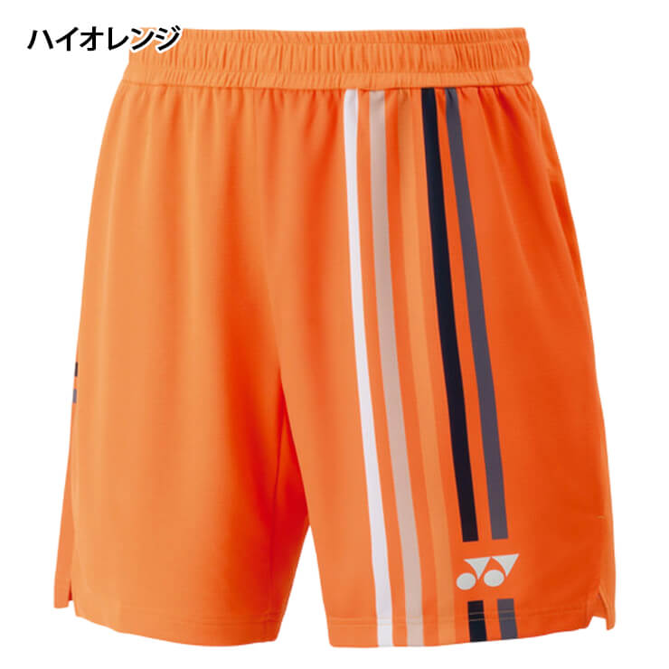 ヨネックス オレンジ Lサイズ ハーフパンツ バドミントン ヨネックス YONEX メンズ ニットハーフパンツ テニスウェア