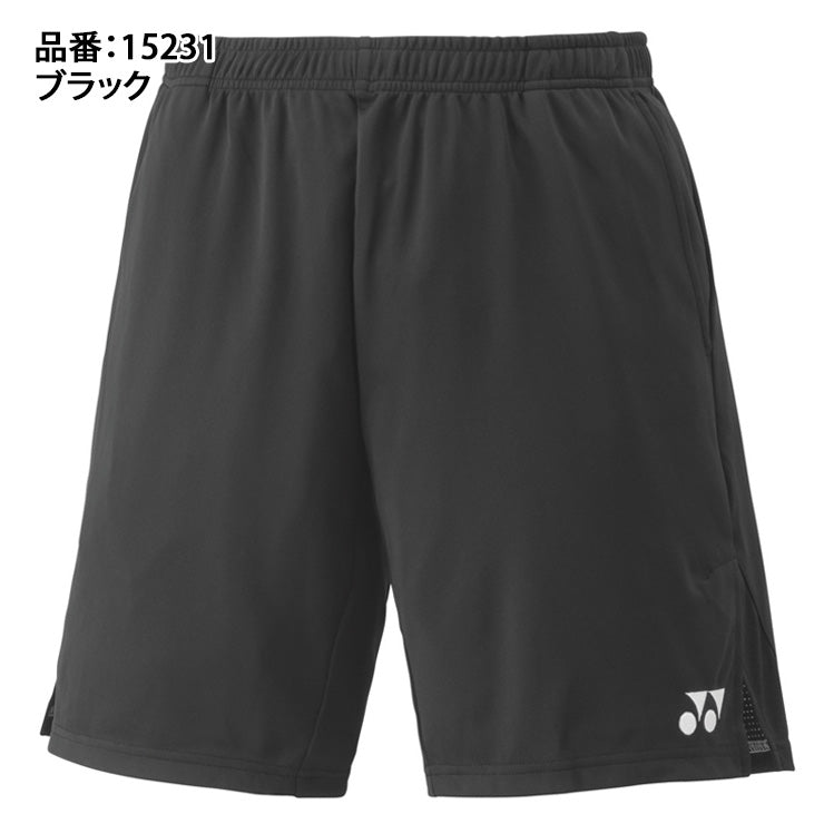 ヨネックス YONEX メンズ ニットハーフパンツ テニスウェア バドミントンウェア 大人 15231 スポーツウェア yon25fw