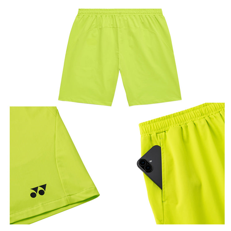 ヨネックス YONEX ニットハーフパンツ テニスウェア バドミントンウェア メンズ ユニセックス 大人 15244 スポーツウェア yon26ss