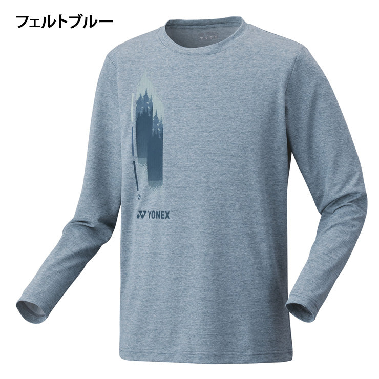 ヨネックス YONEX 長袖 Tシャツ フィットスタイル テニスウェア バドミントンウェア メンズ ユニセックス 16805 スポーツウェア yon25fw