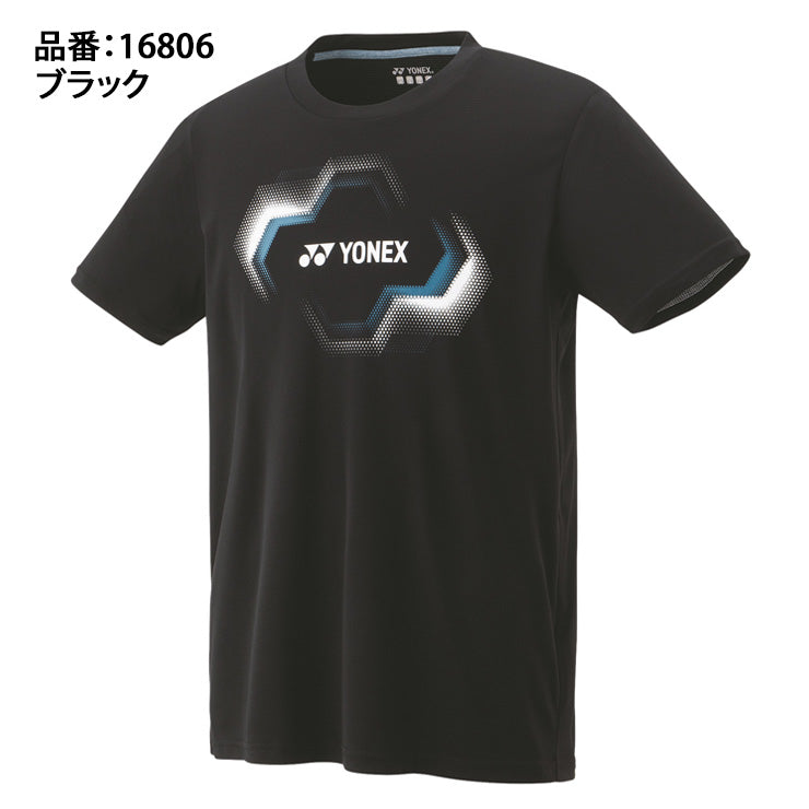 ヨネックス YONEX ドライ Tシャツ フィットスタイル 半袖 テニスウェア バドミントンウェア メンズ ユニセックス 16806 スポーツウェア yon25fw