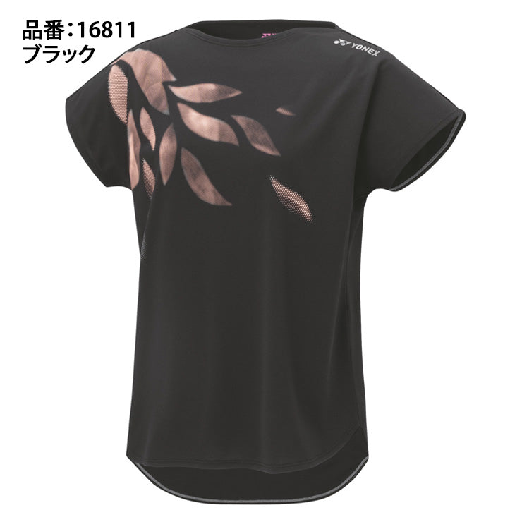 ヨネックス YONEX ウィメンズ ドライ Tシャツ 半袖 テニスウェア バドミントンウェア レディース 16811 スポーツウェア yon25fw