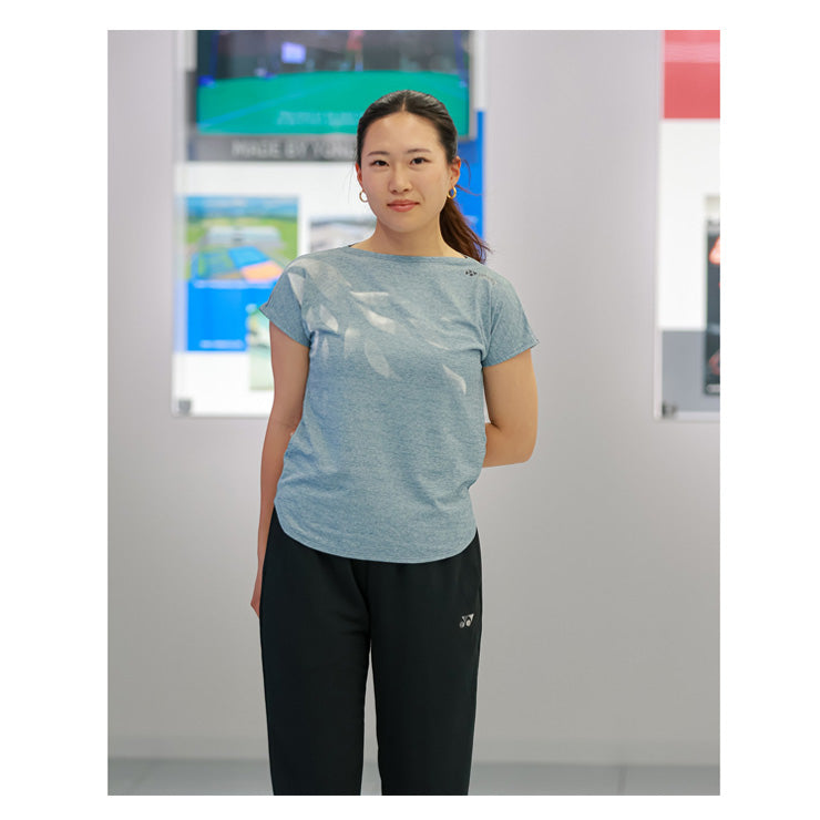 ヨネックス YONEX ウィメンズ ドライ Tシャツ 半袖 テニスウェア バドミントンウェア レディース 16811 スポーツウェア yon25fw