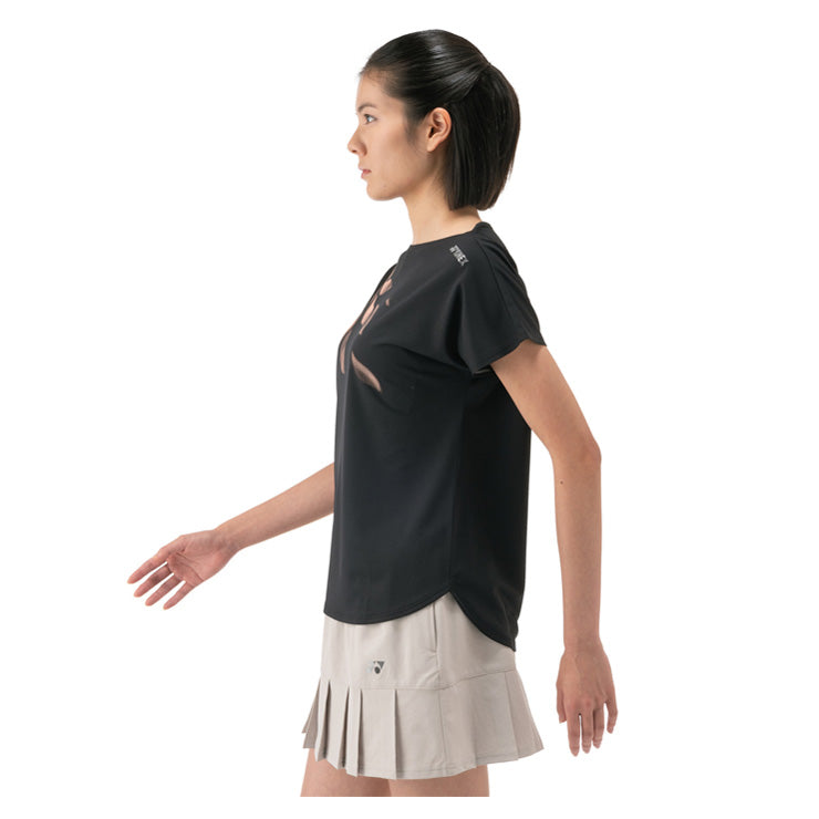 ヨネックス YONEX ウィメンズ ドライ Tシャツ 半袖 テニスウェア バドミントンウェア レディース 16811 スポーツウェア yon25fw